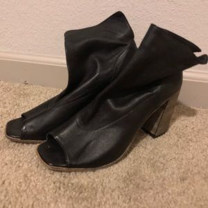 Peep Toe Booties Steve Madden